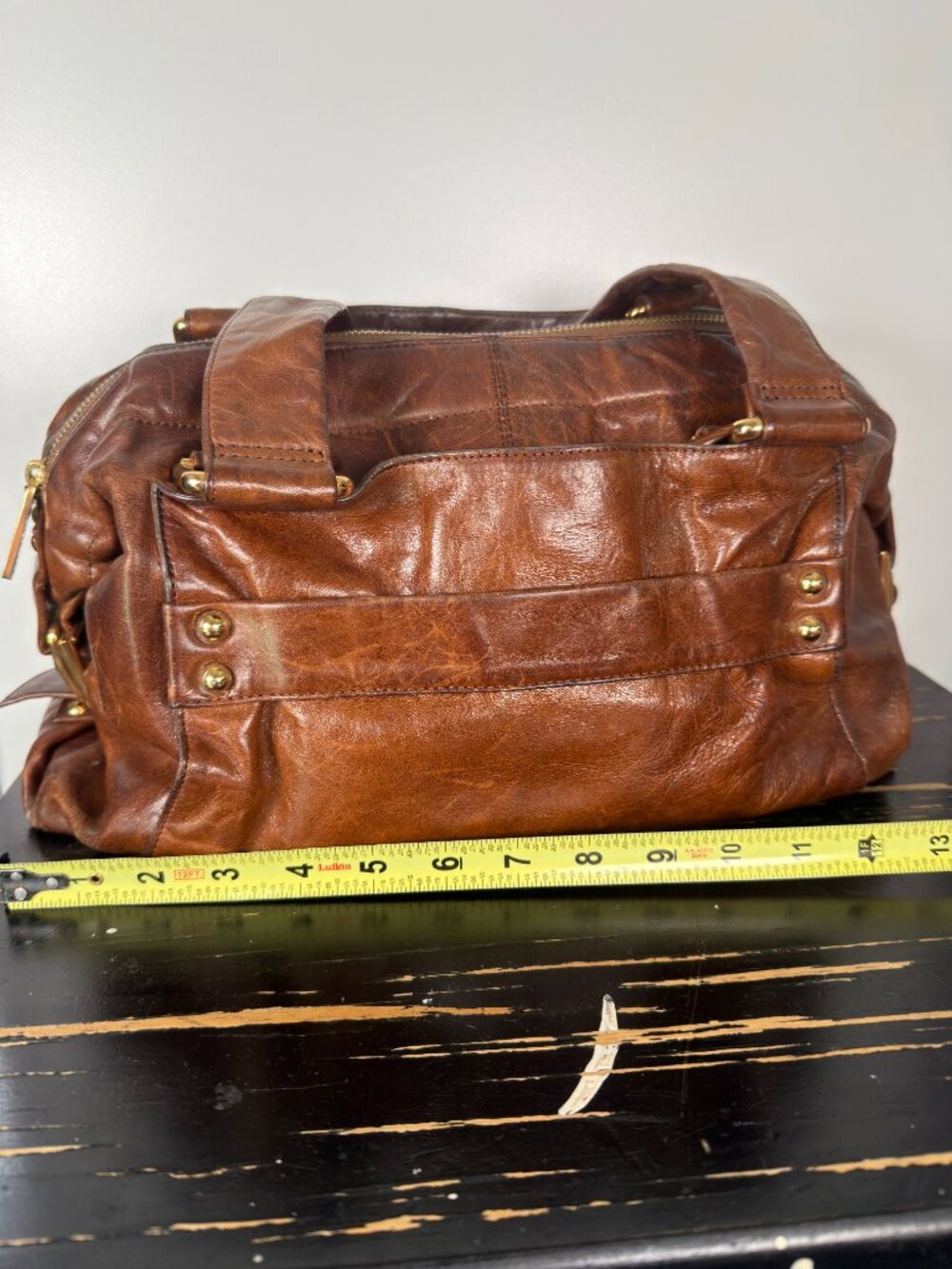 Kooba Brown Leather Shoulder Bag Purse - Picture 9 of 15